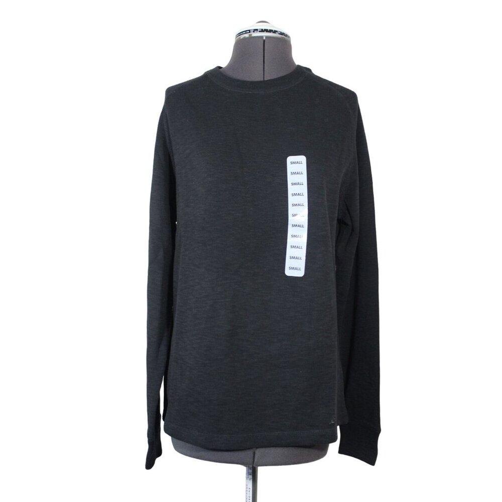 Eddie Bauer men's raglan sleeve double‎ knit crew neck pullover sweatshirt
